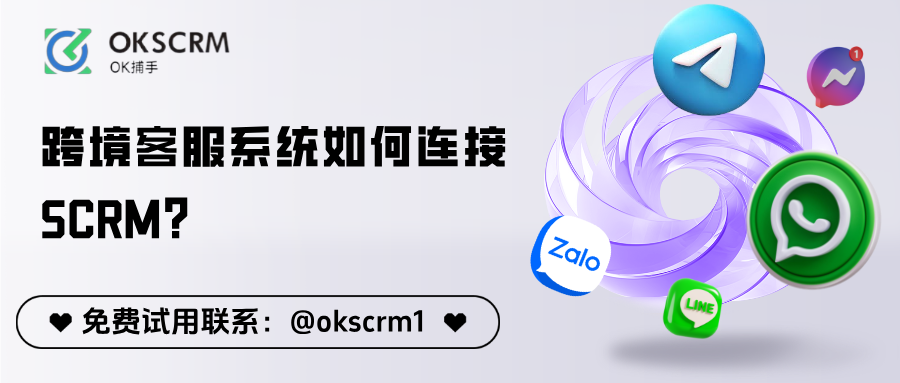 跨境客服系统如何连接SCRM？一文看懂数据同步与客户管理闭环